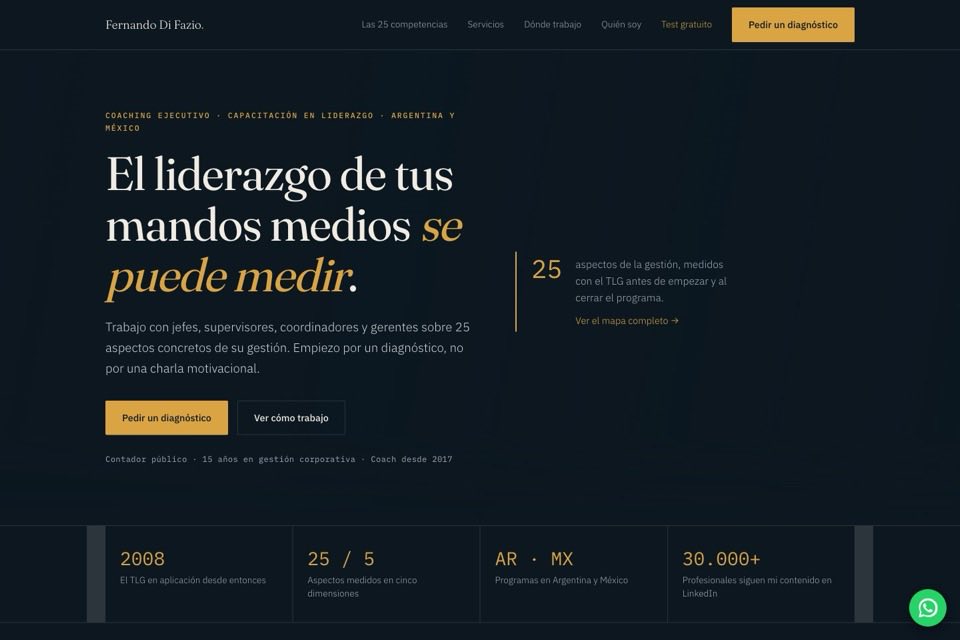 Sitio personal de Fernando Di Fazio