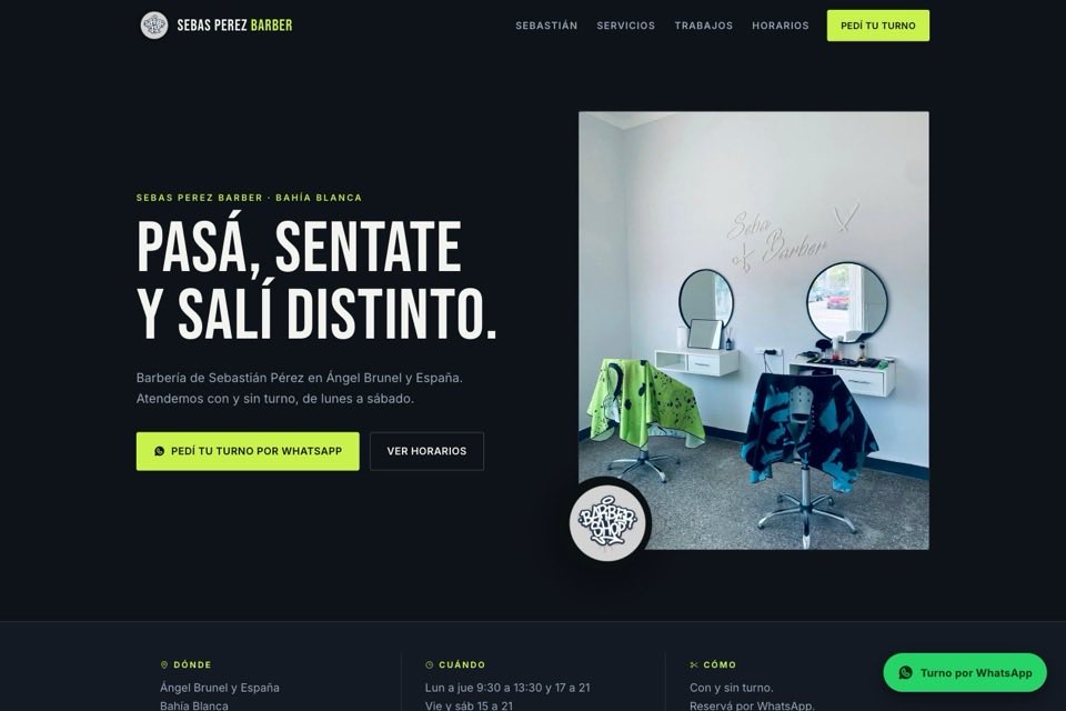 Sitio de Sebas Perez Barber